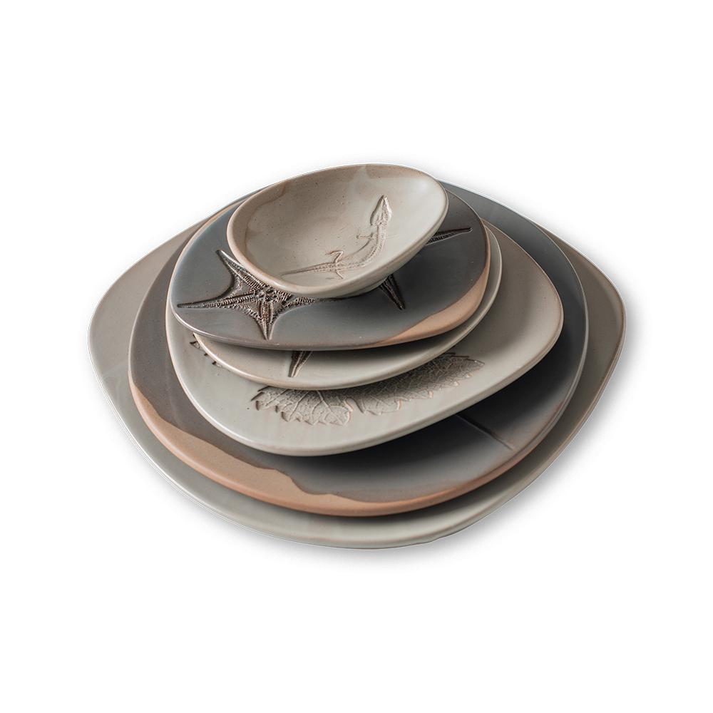 Fossil Lizard Bowl 11cm White | Box 6... Fossil Lizard Bowl 11cm White | Box 6...