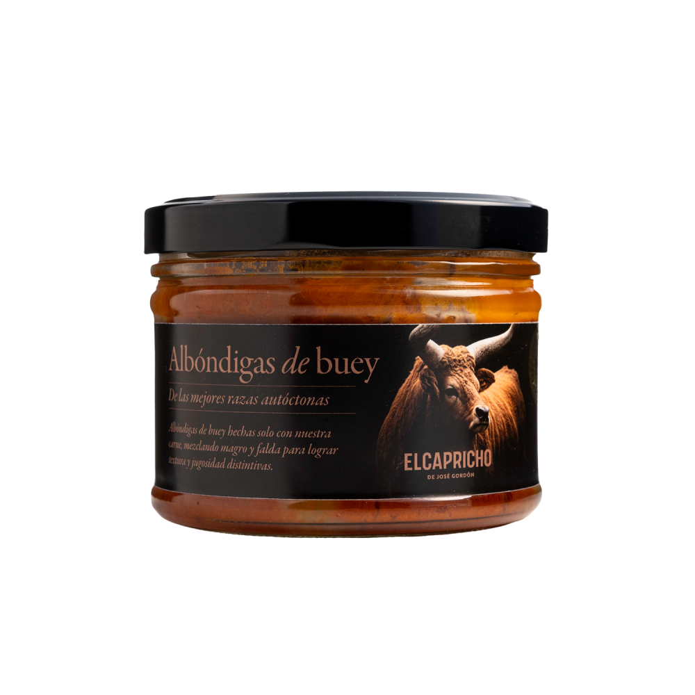 Albóndigas de buey caseras en salsa