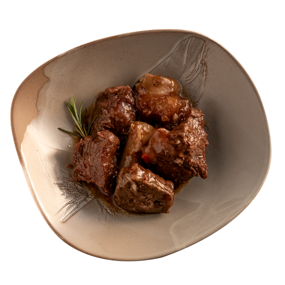 Pieds de bœuf cuisinés avec de...